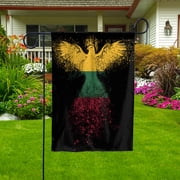 Lithuanian Flag With Eagle Painting - Proud Lithuania Garden Flag 11.5x17.5 Double-Sided Decorative Polyester Indoor/Outdoor Flag