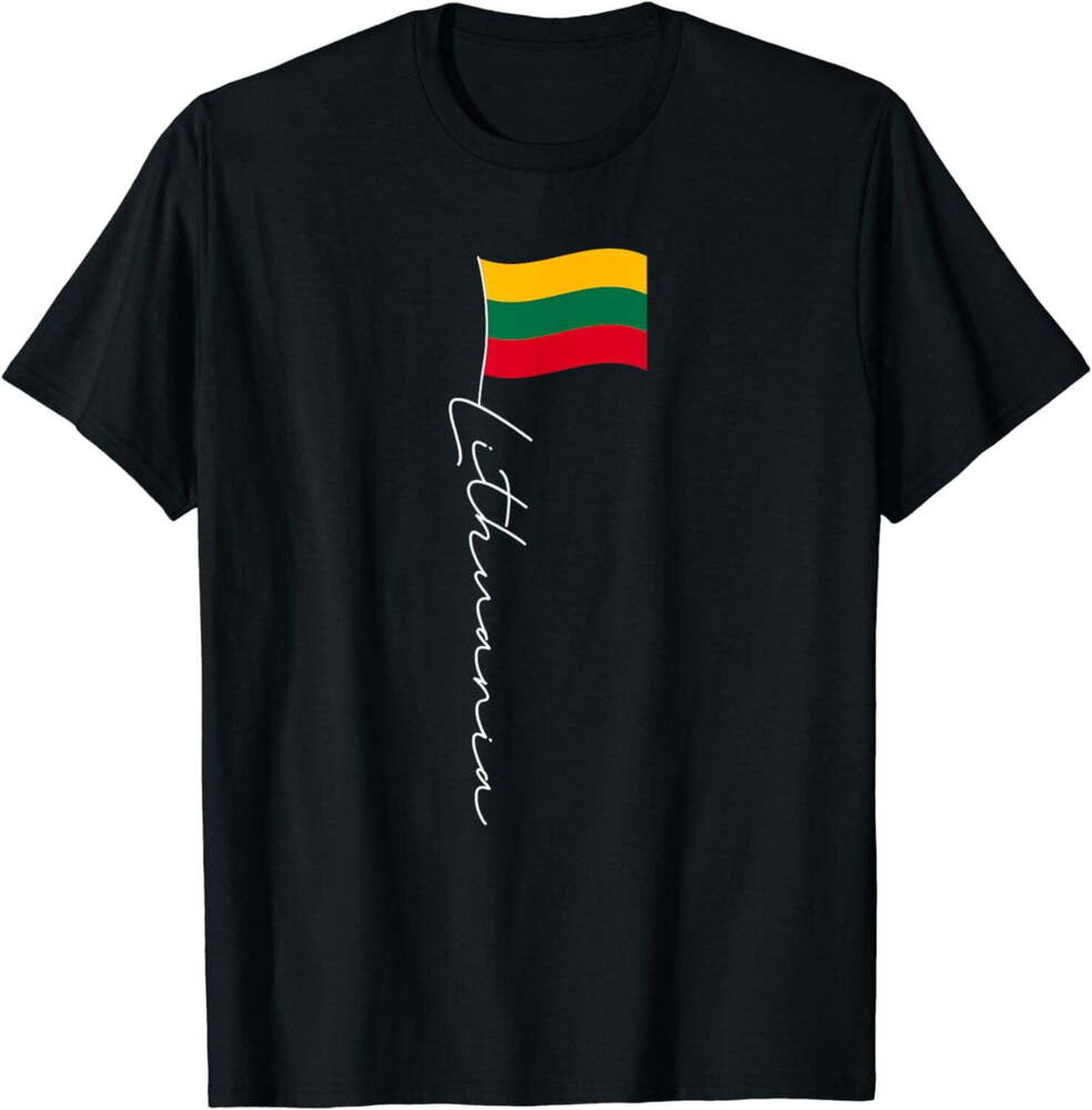 Lithuanian Heritage Pole White T-Shirt - Lithuania Souvenir - Walmart.com