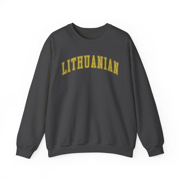 Lithuanian Lithuania Sweatshirt Gifts Crew Neck Shirt Long Sleeve Unisex