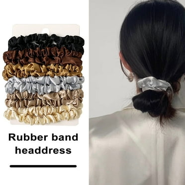Lolalet Scrunchies For Women Girls, Satin Hair Scrunchies Softer Than Silk Hair Ties, Big