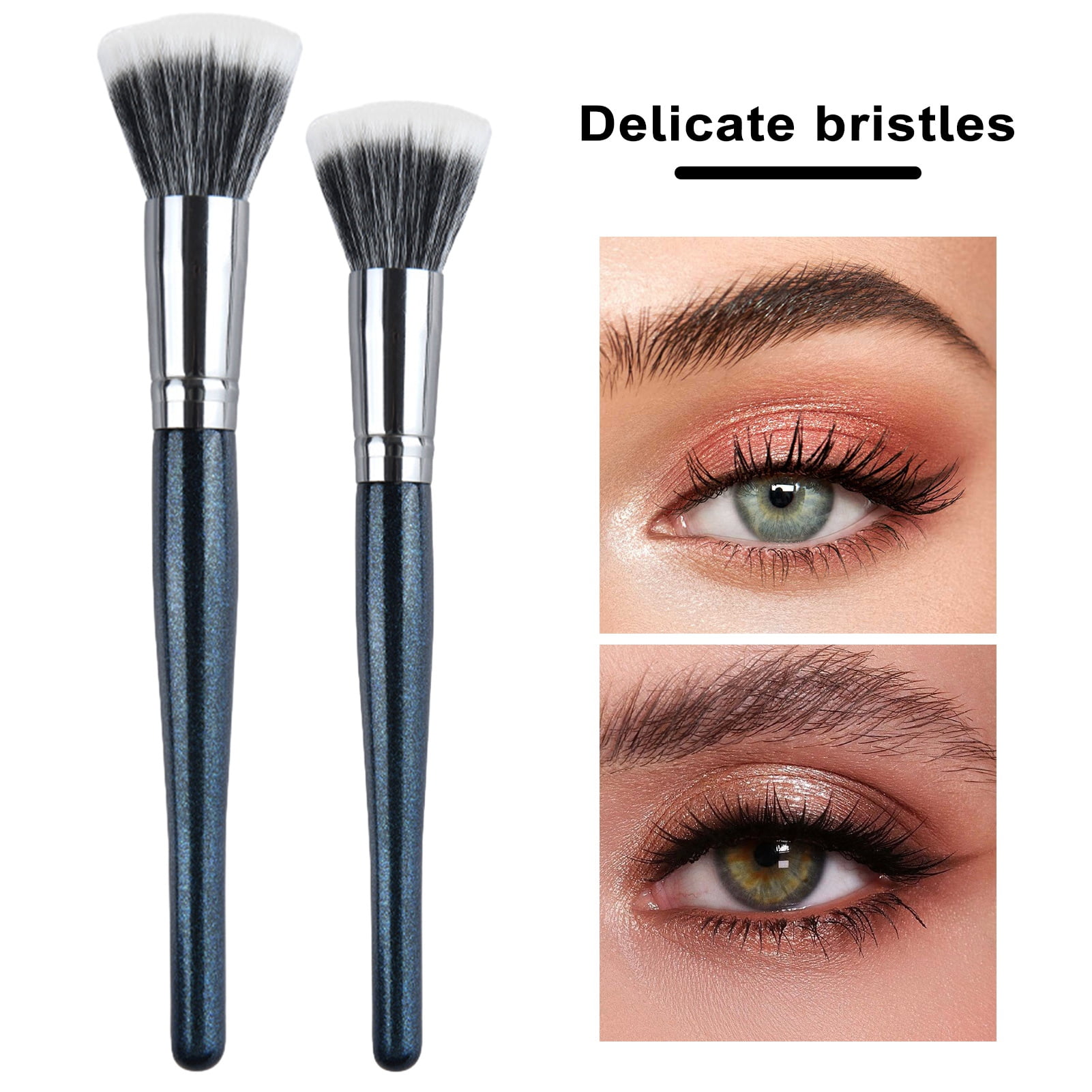 Litie Makeup Brushes,Premium Soft Fluffy Flat Top Fiber Fine Front Wool