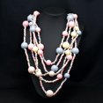thumbnail image 1 of Litie Women Boho Necklace,Multilayer Colorful Handmade Tassel Wood Beaded Pendant Bib Necklace Jewelry, 1 of 4