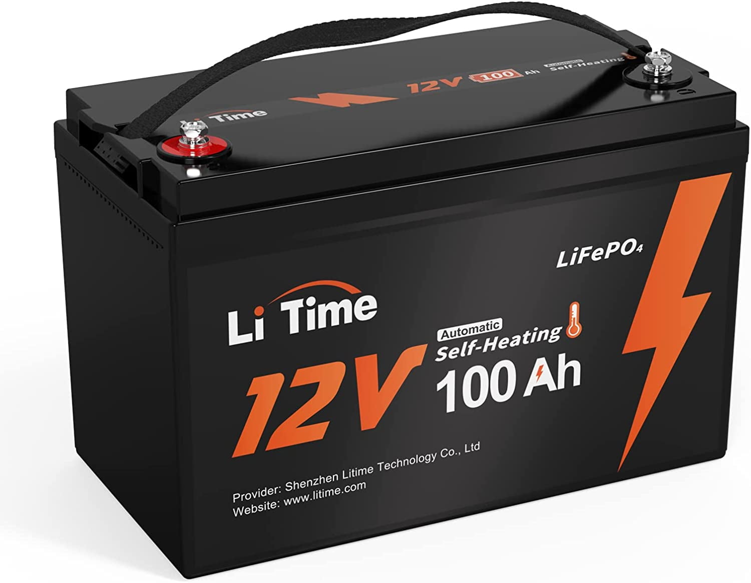 neu LiTime 12V 100Ah LiFePO4 Batterie, 1280Wh Lithium in Baden
