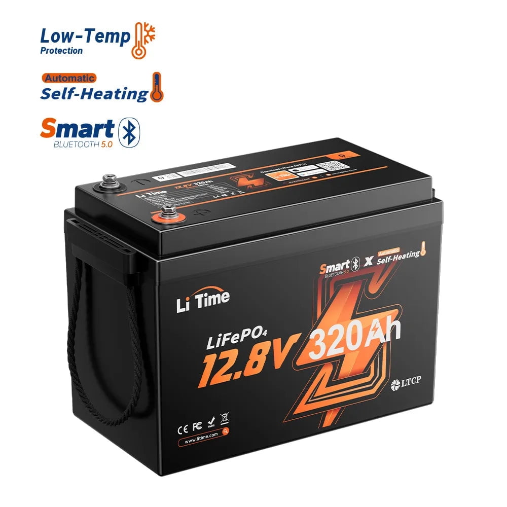 Self Heating Apartments Reference: Litime 12V 320Ah Mini Self Heating Lithium Lifepo4 Battery Max