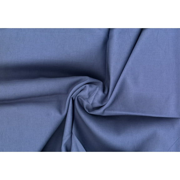 Litlook Woven Fabric, Soft Linen Rayon, Dress Fabric, Sewing Craft (DENIM, ByYard)