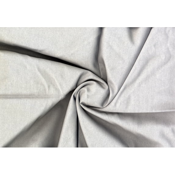 Litlook Woven Fabric, Soft Linen Rayon, Dress Fabric, Sewing Craft (GREY, ByYard)
