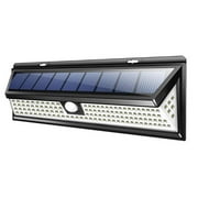 Litom 118LED Solar Motion Sensor Wall Light 270 ° Lighting Angle Super Bright, for Home Security, Garden, Patio, Path, Back Yard, 1 Pack