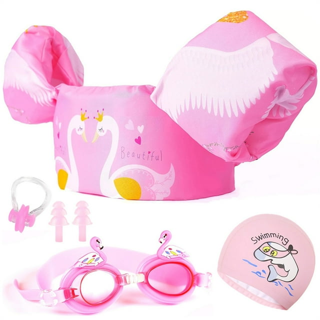 Litotail Swim Vest for Kids Boys and Girls 3055 lbs,Arm Floaties Flamingo Puddle Jumper Kids