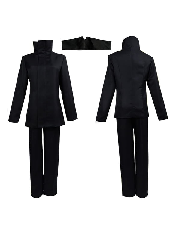 Jujutsu Kaisen Outfit Halloween Clothes Adult, Anime JJK Clothes Dress Halloween Outfit Clothing Party Dress Up Performance Clothes Polyester, Men Gojo Satoru