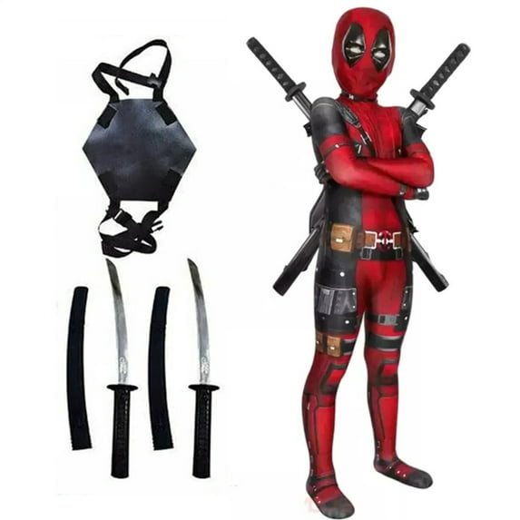 Litotal Superhero Outfit Halloween Clothes Kids,Superhero Onesie Outfit Halloween Outfit Clothing Party Dress Up Performance Clothes Boys