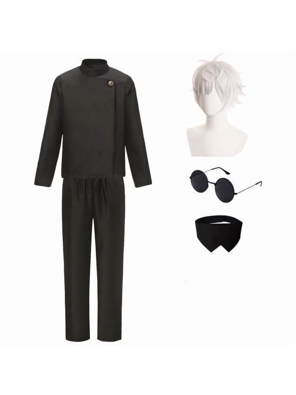 Litotall Japanese High School Uniform Cosplay Outfit Halloween Clothes Adult JJK Anime Clothes Set Cosplay Clothes Party Dress Up Performance Clothes