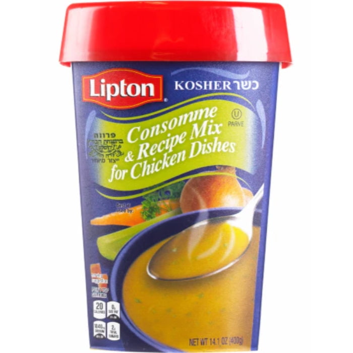 Litpon Kosher Consomme and Recipe Mix for Chicken Dishes, 14.1 Oz