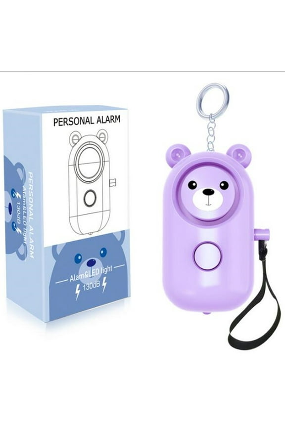 130dB Personal Alarm Keychain with LED - for Women, Men, Ki-ds & Elderly - Long 365 - Day Standby, Durable ABS, Portable for All Ages & Ideal for Travel