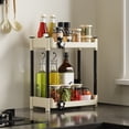 thumbnail image 1 of Litrail 2-Tier/3-TierPlasticKitchenCountertopCupRackwithDripTray,Space-SavingStorageforMugs-White, 1 of 6