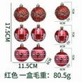 thumbnail image 1 of Litrail 6Pcs Electroplated Plastic Christmas Ornaments - Red/Gold/Champagne Gift Box Pendants, Shatterproof Holiday Tree Decor, 1 of 1