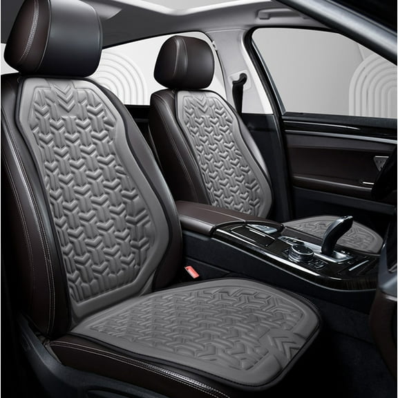 Litrail All-Season Breathable Car Seat Cushion with Backrest - Cool Summer Ventilated Pad, 3D Structure Hip Support, Universal Fit for Cars, Trucks, SUVs - 43.3x19.68in, 0.88lbs