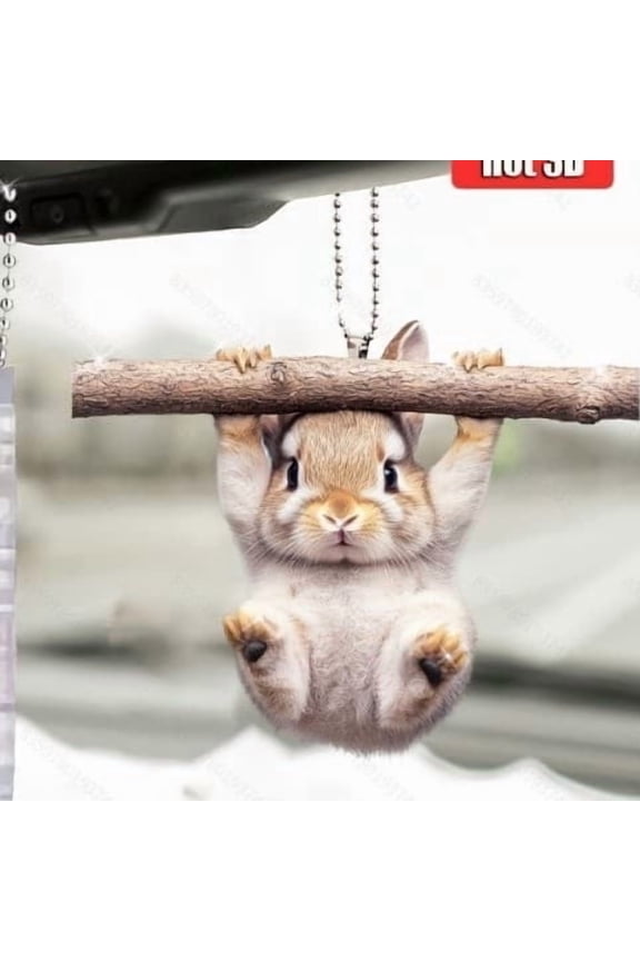 Cute Poodle Acrylic Keychain - Clip-on Dog Charm for Bags, Car & Luggage | Gift for Dog Lovers