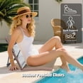 thumbnail image 1 of Litrail Foldable Beach Mat with Backrest - Portable Ergonomic Lounger, Cloth & Aluminum, 80x40cm Lightweight Easy Setup for Beach Camping Picnics, 1 of 6