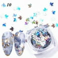 thumbnail image 1 of Litrail Holographic Nail Art Glitter Sequins - Maple Leaf & Snowflake Stickers for Gel/Acrylic Nails, DIY Crafts - Salon Grade, Easy to Apply, Spill-Proof Jars, 1 of 1