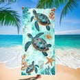 thumbnail image 1 of Litrail Microfiber Beach Towel, Sand Free Quick Dry Absorbent, Double Sided Velvet, Large 59"x27.5", Multi Purpose for Vacation Pool Yoga Camping, 1 of 6