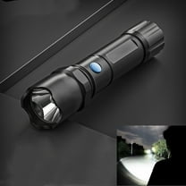 Litrail Rechargeable LED Flashlight, 1000 Lumens, 4 Modes, IPX4 Waterproof, Zoomable for Outdoors