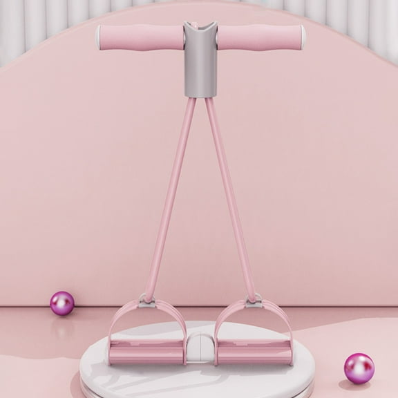 Litrail Sit-Up Assist Resistance Bands, Adjustable Core Workout Pedal Straps with Non-Slip Pedals, Portable Abdominal Trainer for Home Gym Travel Office