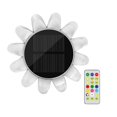 thumbnail image 1 of Litrail Solar Floating Pool Light, Flower Shape RGB Color Changing with 21-Key RF Remote, IP68 Submersible Solar Powered for Garden Pool Pond Decoration, 1 of 6