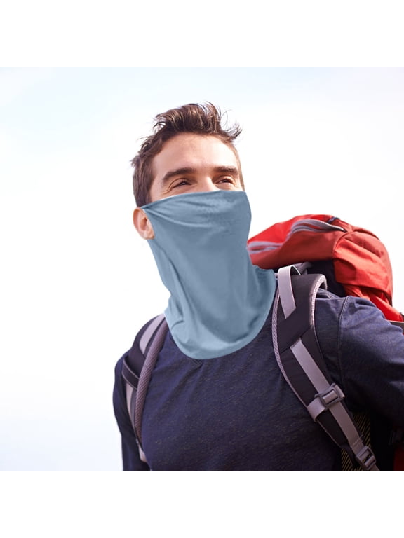 UPF 50+ Sun Protection Neck Gaiter & Face Mask - Cooling Breathable Quick-Dry, Ergonomic Multi-Way for Cycling Fishing Hiking Outdoor Sports