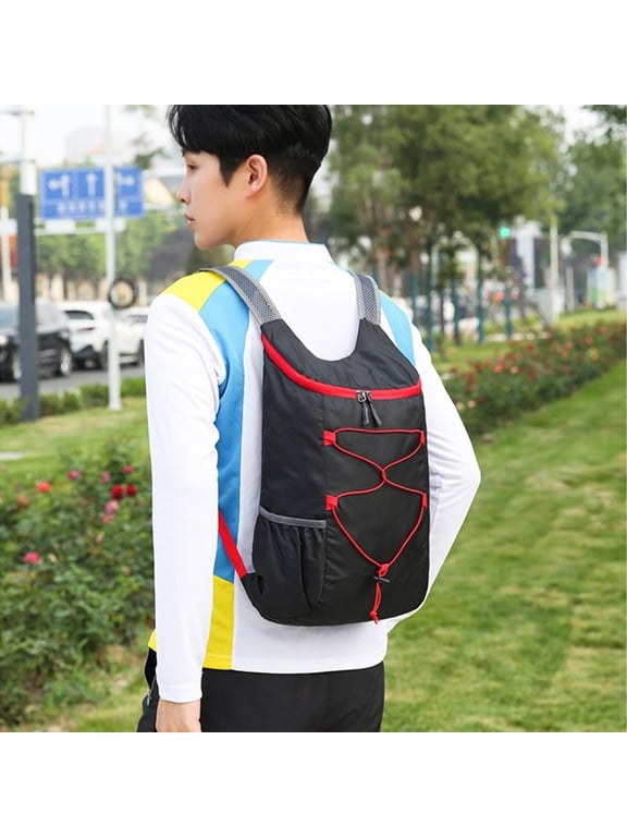 Waterproof Lightweight Backpack for Hiking & Cycling, Foldable Large Capacity Outdoor Bag with Breathable Straps