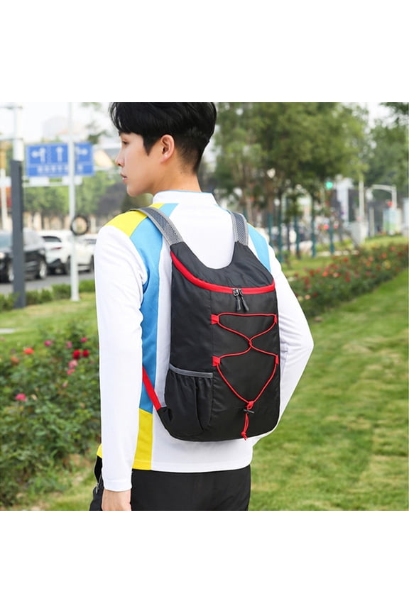 Waterproof Lightweight Backpack for Hiking & Cycling, Foldable Large Capacity Outdoor Bag with Breathable Straps