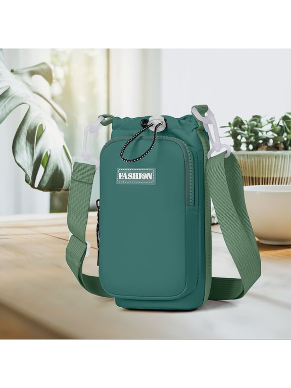 Women’s Anti-Theft Crossbody Bag with Water Bottle Holder - Lightweight Multi-Functional for Outdoor Travel, Secure Lockable Zippers & Multi-Compartment Design