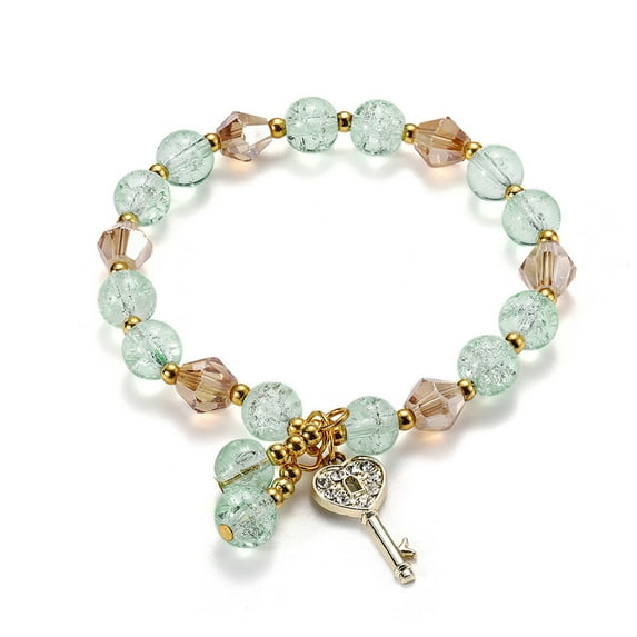 Litrail Women's Vintage Layered Pearl Bracelet - Handmade Luck Bead Natural Stone Jewelry - Bridal Wedding Gift for Women - 2025 Trendy Comfortable Strand Bracelet