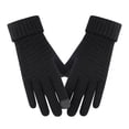 thumbnail image 1 of Litrail Women's Winter Touchscreen Gloves, Insulated Thermal Thick Knitted Gloves with Cuffed Wrist, Stylish Colorful Cold Resistant Gloves for Outdoor & Daily Use, 1 of 2