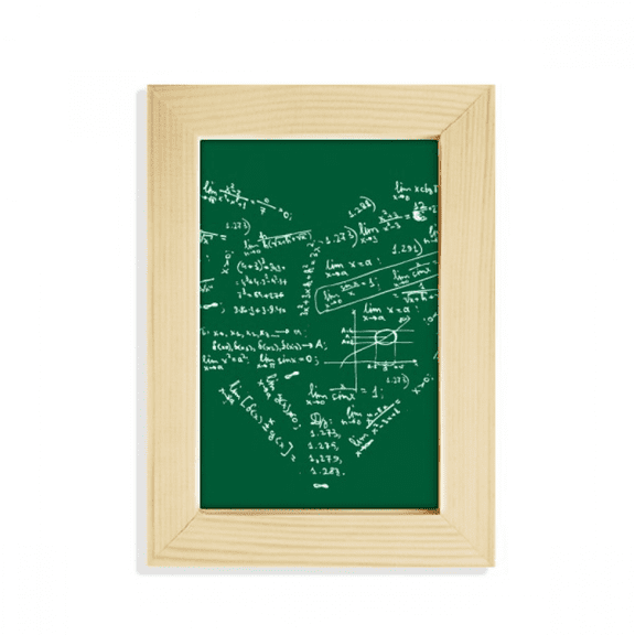 Lits Mathematical Formulas Calculus Painted Desktop Display Photo Frame Picture Art Painting 5x7 inch