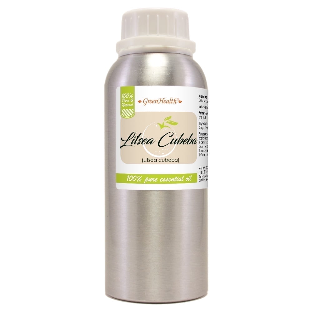 Litsea Cubeba Essential Oil – 8 fl oz | Natural Citrus Oil | Aluminum Bottle with Locking Cap | for DIY Room Mists, Scent Blends, Candle Crafting & Soap Formulation