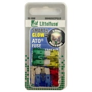 Littelfuse 00940202ZPGLO Big ATO Blade Smart Glow Blade Style مصهر متنوع - 5 قطعة