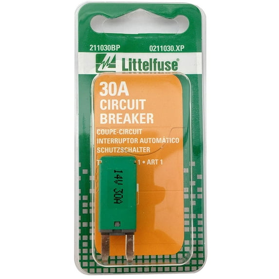Littelfuse 0211030.XP 30 Amp Mini Type I Circuit Breaker