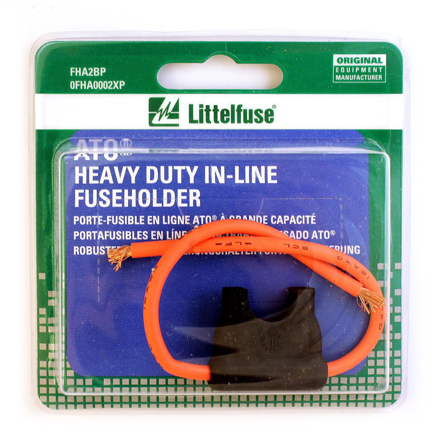 Littelfuse ATO HD Carded Inline Fuse Holder Heavy duty use with ATO