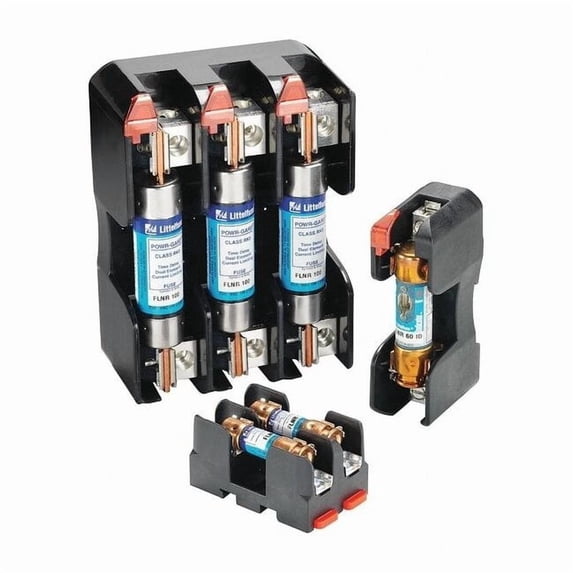 Open Fuse Block, 0 to 30A Amp Range, 250V AC/DC Volt Rating, 1 Poles, Box Lug LFR250301C