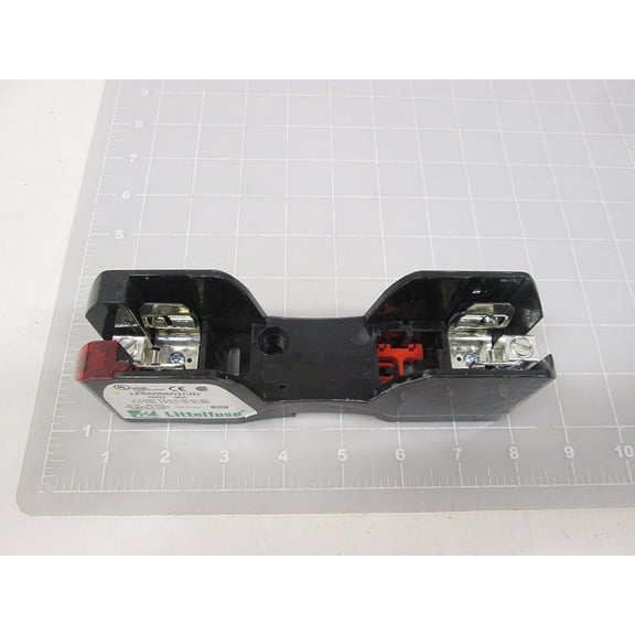 Littelfuse, LFR600601CID Fuse Block, 1 Pole, 60 Amps, 600V, Box Lug Terminal, Class R, Used with FLSR Fuses