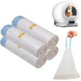 thumbnail image 1 of Litter Bags Compatible with Petcove,Durable Replacement Bags Compatible with Petcove Self Cleaning Box,18 x 16 Litter Bag Compatible with Petcove,4 Rolls, 1 of 7