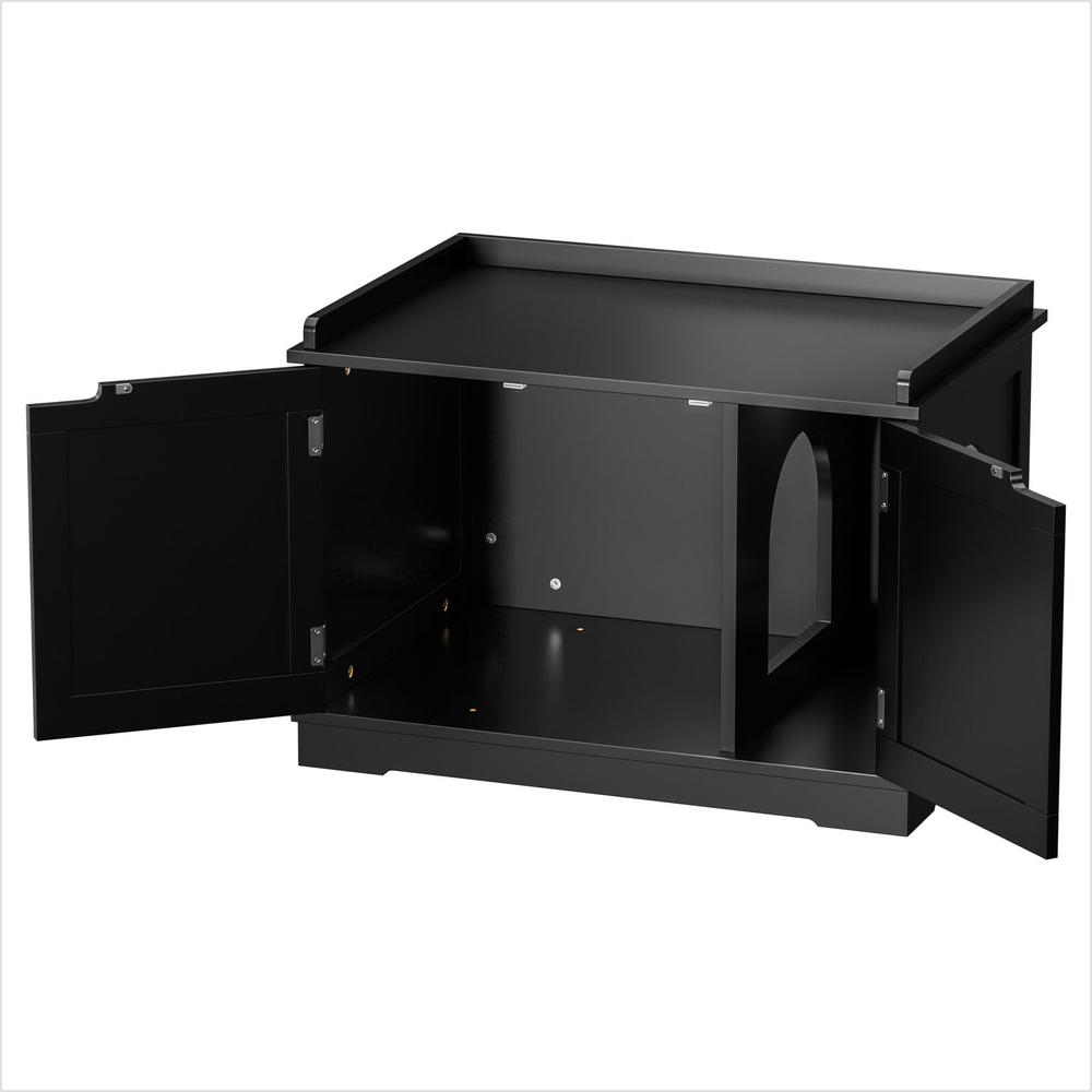 Litter Box Enclosure Cat Litter Furniture Hidden Modern Cat Washroom