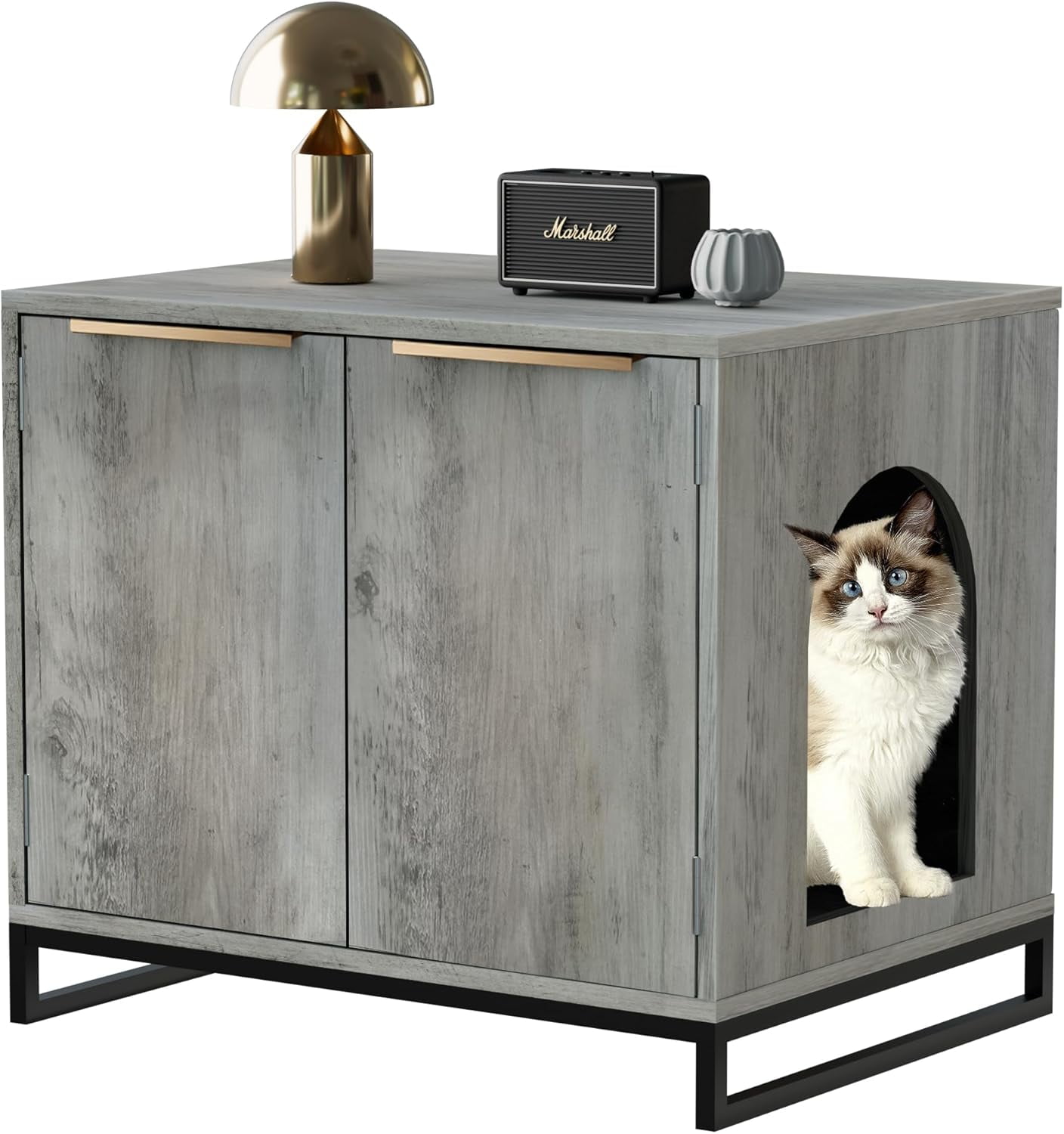 Litter Box Enclosure Furniture, Hidden Cat Litter Box Furniture, Kitty