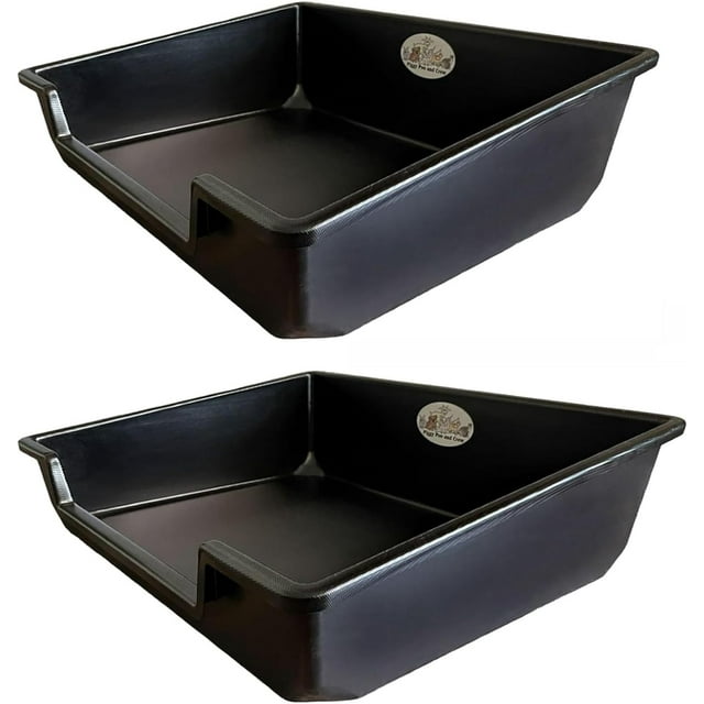Litter Box Extra Large for Animals Big or Small (2 Boxes)