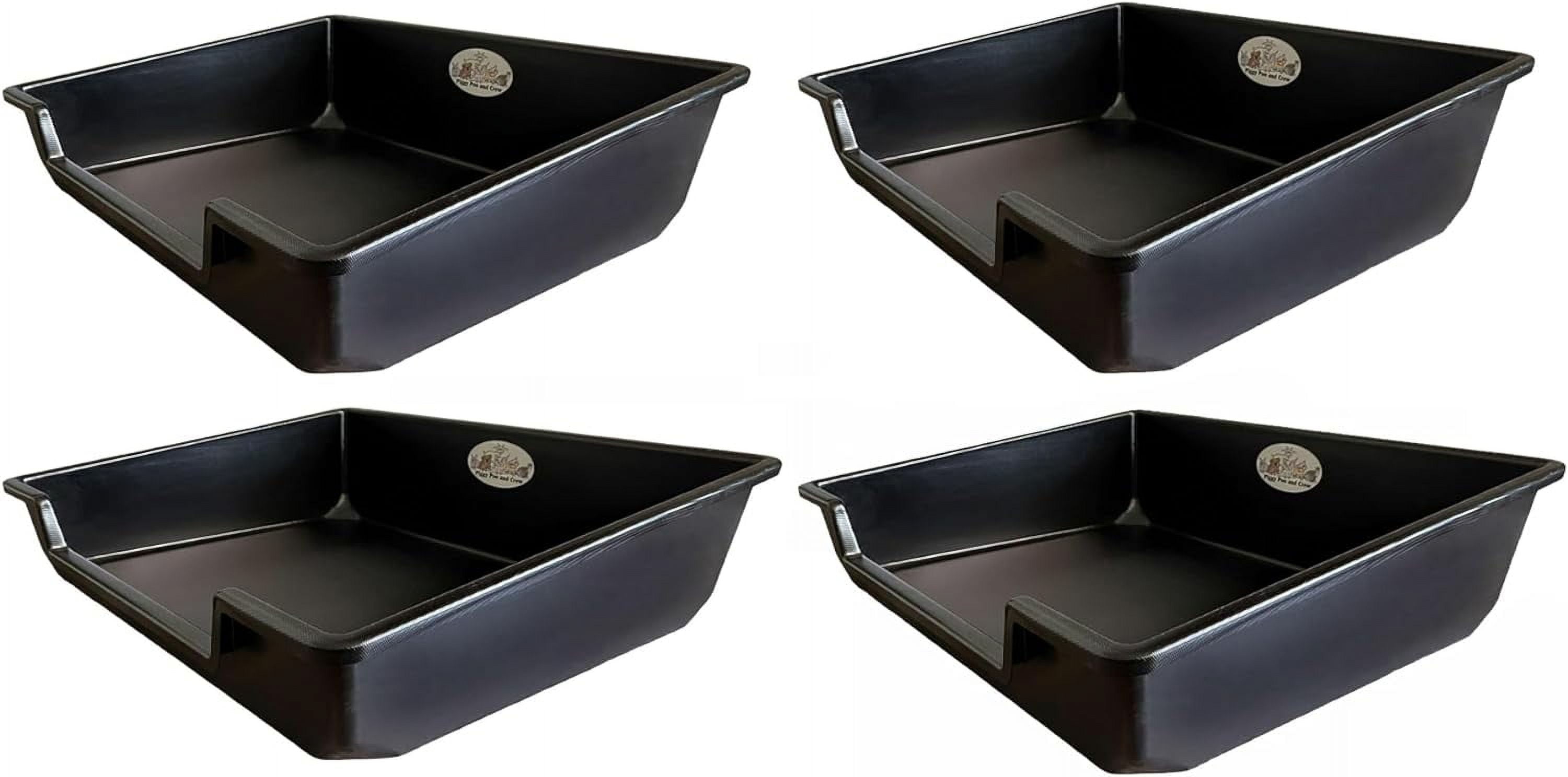 Litter Box Extra Large for Animals Big or Small (4 Boxes)