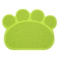 Litter Box Mat Prevent Slip Waterproof Soft Paw Shaped PVC Cat Litter