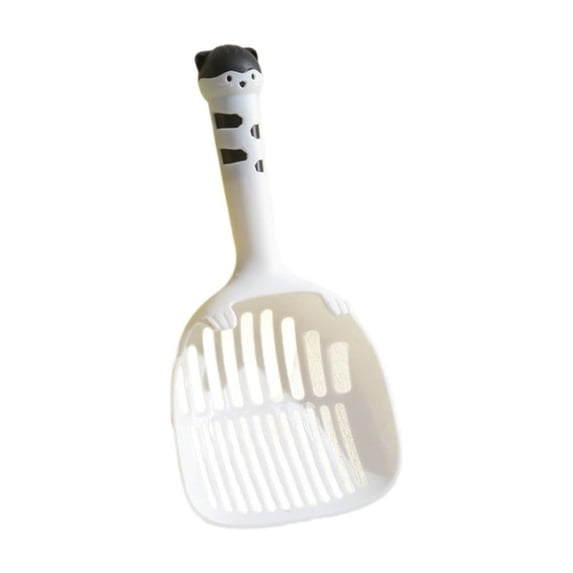 Litter Box Scoop, Cat Litter Scooper, Tofu Litter Cat, Fine Hole, Durable Plastic, Box, Daily Pet Upkeep, White, 1 Pc
