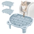 thumbnail image 1 of Litter Catching Step For Cat Box  Trap Stool Automatic Self Cleaning Collection Stairs Catcher Ramp Old Geriatric Senior Or Kitten, 1 of 8