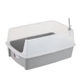 thumbnail image 1 of Litter Genie XX-Large Cat Litter Box, Open Top Extra Large Litter Box, High Sided Scatter Shield, 1 of 7