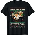 thumbnail image 1 of Litter Is Full Funny Cat Holiday Movie Quote Inspired Unisex T-Shirt, up to size 5XL, 1 of 2